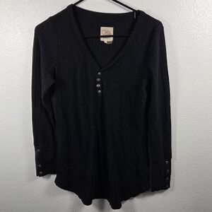 Chaser Black V-Neck Sweater
